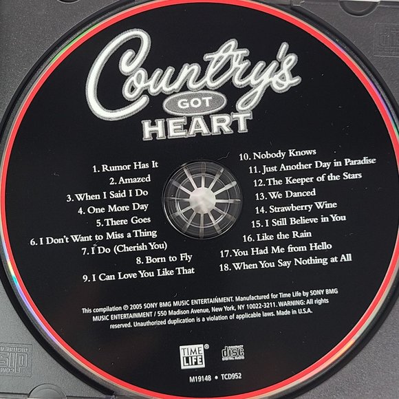 Country's Got Heart CD Various Artists 2005 Sony BMG - Picture 3 of 3
